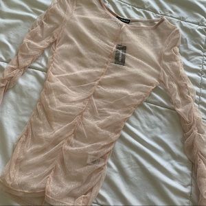 Sheer long sleeve top NWT